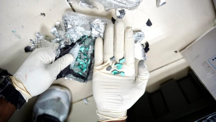 DNCD decomisa cientos de pastillas de ÉXTASIS escondida en una bocina