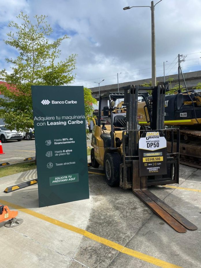 Banco Caribe impulsa el desarrollo empresarial en la Feria de Equipos Imca Usados