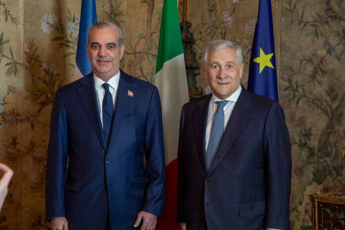 Abinader y viceprimer ministro y ministro de Asuntos Exteriores de Italia, Tajani, acuerdan fortalecer la cooperación económica, las inversiones y la seguridad entre República Dominicana e Italia en declaración conjunta
